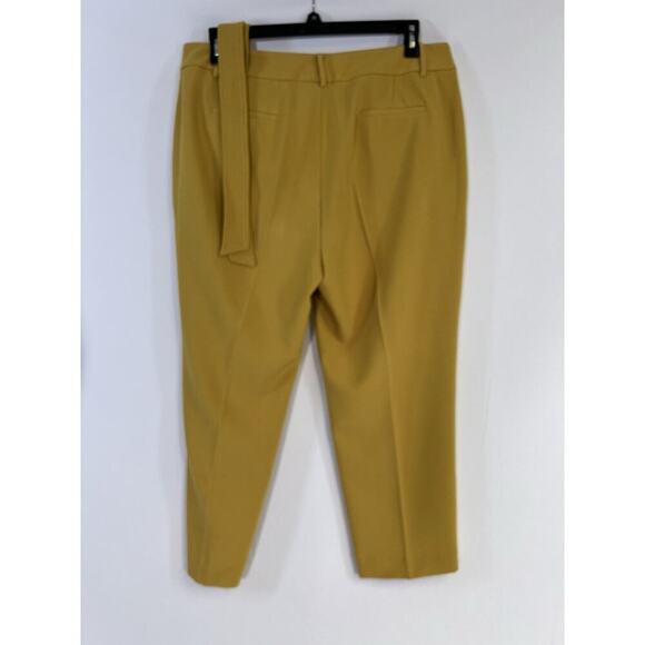 Womens Mustard Yellow 2 Pc Pant Suit Sz XL Corpcore Office Siren - Picture 4 of 14